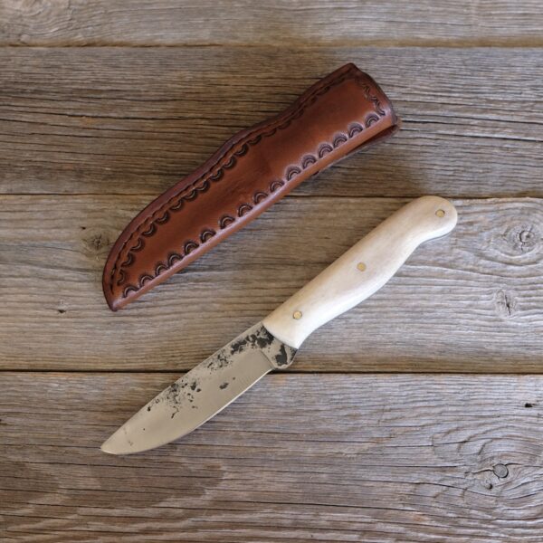 White Bone Belt Knife