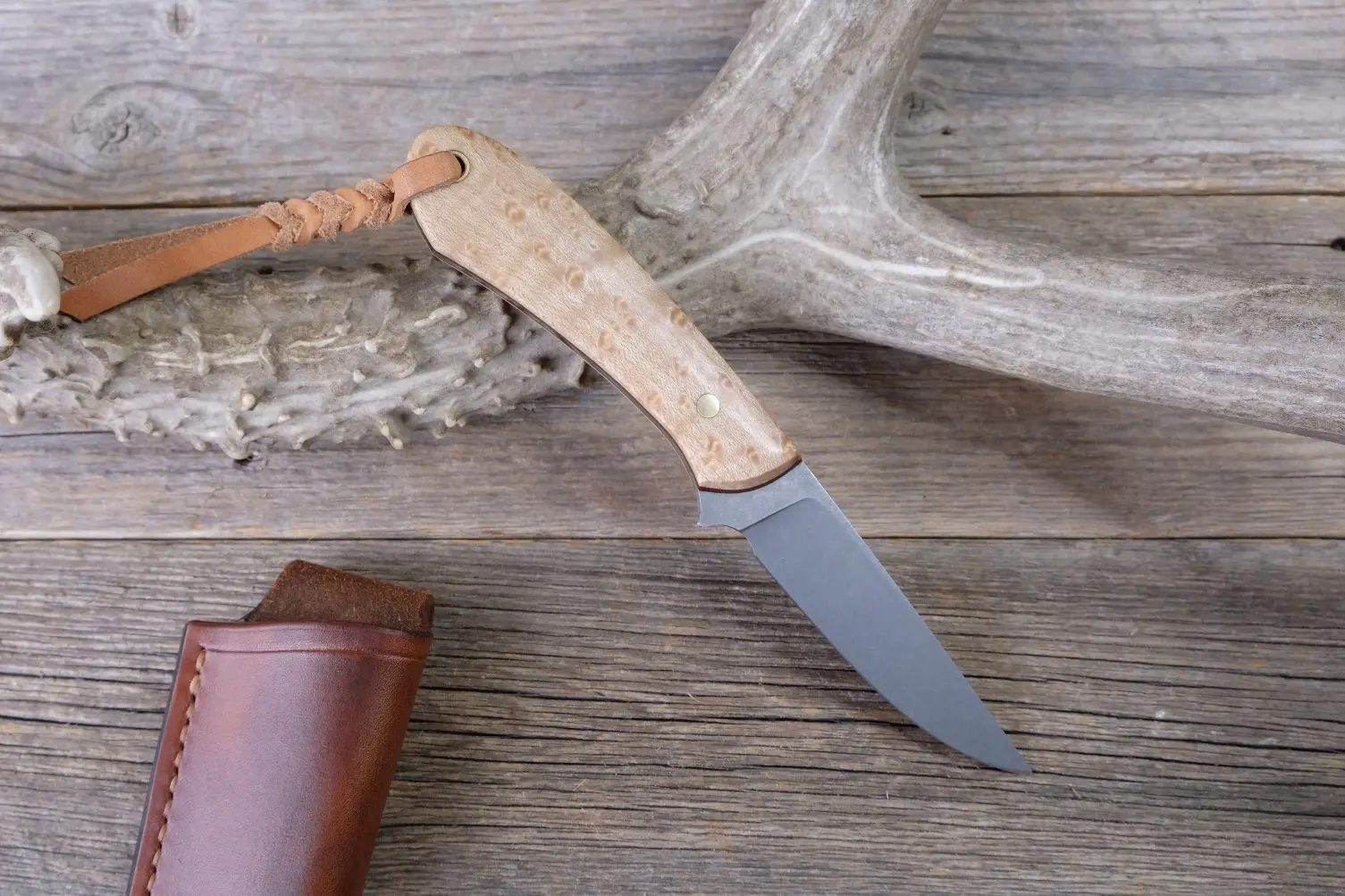 Birdseye Maple Bird & Trout - Image 2
